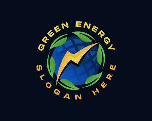 Sustainable Energy Lightning logo design