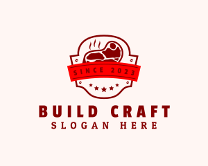 Steak Grill Butcher logo design