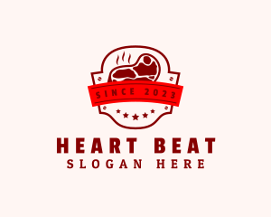 Steak Grill Butcher logo design