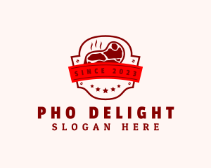 Steak Grill Butcher logo design