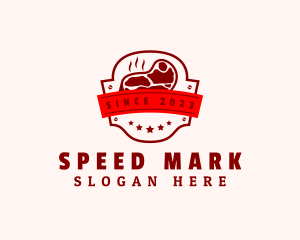 Steak Grill Butcher logo design