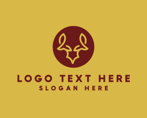 Steakhouse - Bull Elk Animal logo design