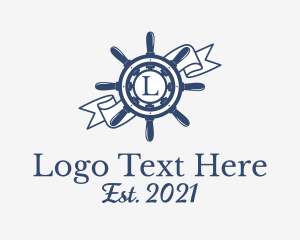 Letter - Maritime Badge Letter logo design