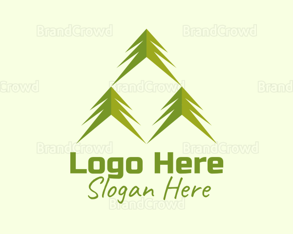 Palm Tree Forestry Logo