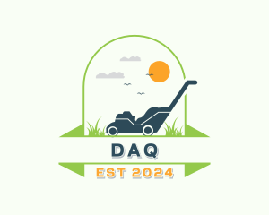 Lawn Mower - Gardening Lawn Mower logo design