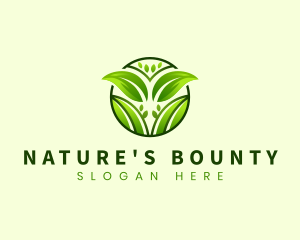 Eco Leaves Nature logo design