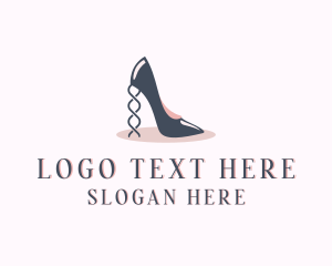 Luxury - High Heels Fashion Shoes logo design