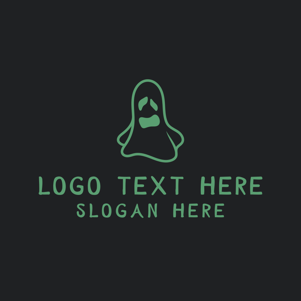 Spooky Halloween Ghost Logo | BrandCrowd Logo Maker