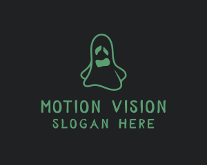 Scary - Spooky Halloween Ghost logo design