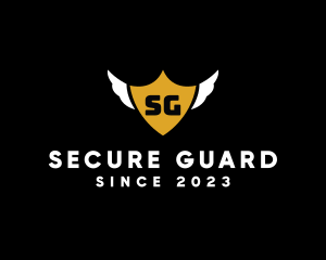 Security - Winged Shield Security logo design