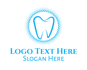 Blue Molar Circle Logo