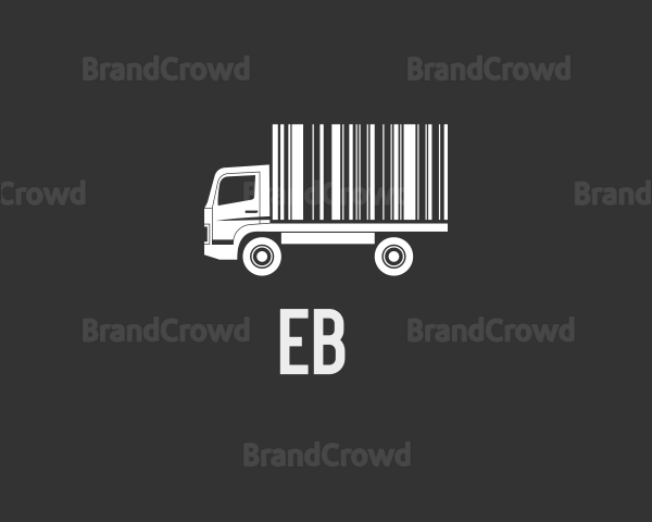 Barcode Truck Logistics Logo