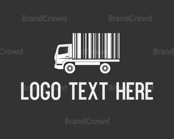 Barcode Truck Logistics Logo