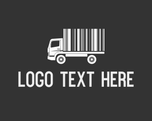 Delivery Truck - Barcode Truck Logistics logo design