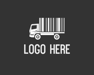 Delivery Truck - Barcode Truck Logistics logo design