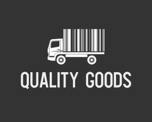 Goods - Barcode Truck Logistics logo design