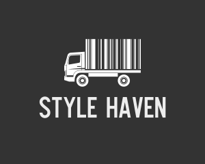 Pay - Barcode Truck Logistics logo design