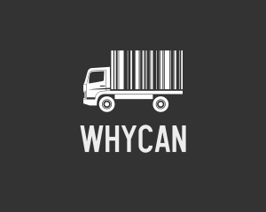 Home Delivery - Barcode Truck Logistics logo design