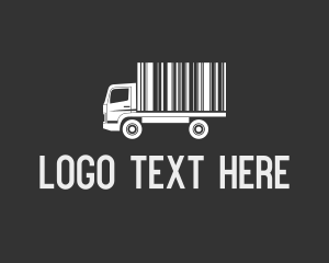 Pay - Barcode Truck Logistics logo design