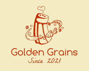 Grains - Chili Pepper Spice logo design