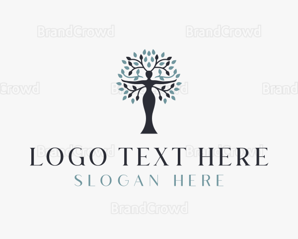 Organic Woman Tree Logo