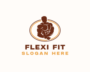 Strong Human Fitness logo design