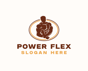 Strong Human Fitness logo design