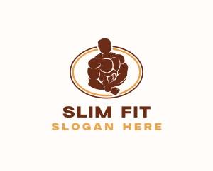 Strong Human Fitness logo design