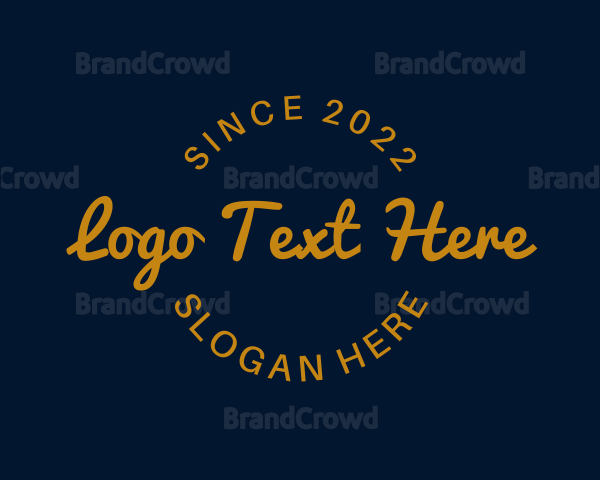 Fancy Cursive Business Logo