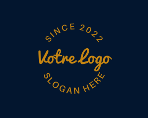 Fancy Cursive Business Logo