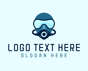 Ocean Diver Mask  Logo