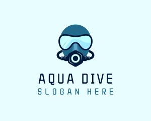 Diver - Ocean Diver Mask logo design