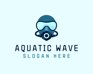 Ocean Diver Mask  logo design