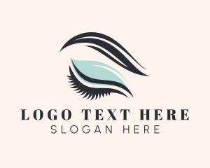 Eyeshadow - Beauty Eyelash Eyeshadow logo design