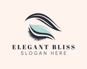 Microblading - Glam Eyelash Eyeshadow logo design