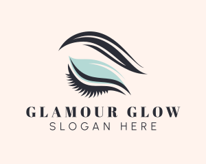 Eyeshadow - Glam Eyelash Eyeshadow logo design