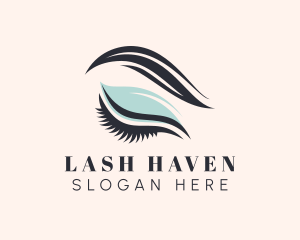 Beauty Eyelash Eyeshadow logo design