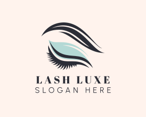 Beauty Eyelash Eyeshadow logo design