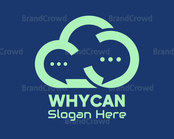 Online Message Cloud Logo