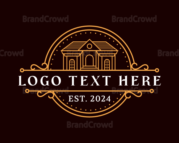 Real Estate Luxury Hotel Logo