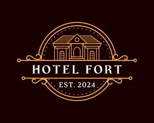 Real Estate Luxury Hotel logo design