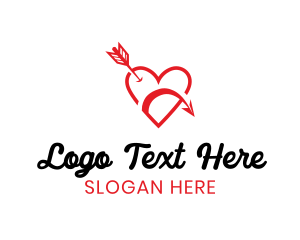 Lingerie - Naughty Cupid Heart logo design