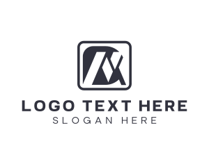 Negative Space - Photography Studio Letter M logo design