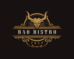 Bull Horn Bistro logo design