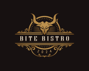 Bull Horn Bistro logo design