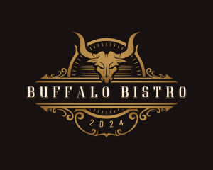 Bull Horn Bistro logo design