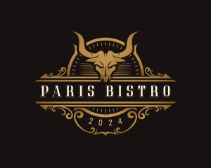 Bull Horn Bistro logo design