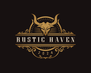 Bull Horn Bistro logo design