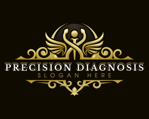 Diagnosis - Medical Health Caduceus logo design
