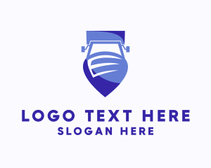 Vehicle - Trucking Shield Logistics logo design